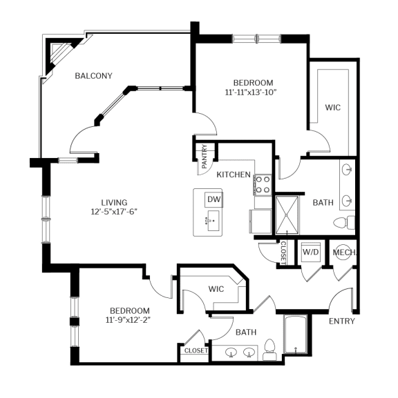 Studio, 1 & 2 Bedroom Apartments in Odenton, MD The Shirley